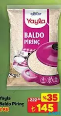 YAYLA BALDO PİRİNÇ 2 KG